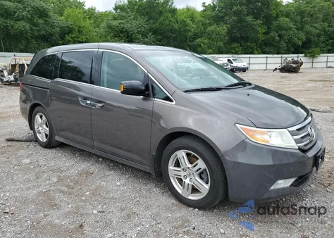 2013 Honda Odyssey Touring from USA, damaged, VIN 5FNRL5H94DB078648